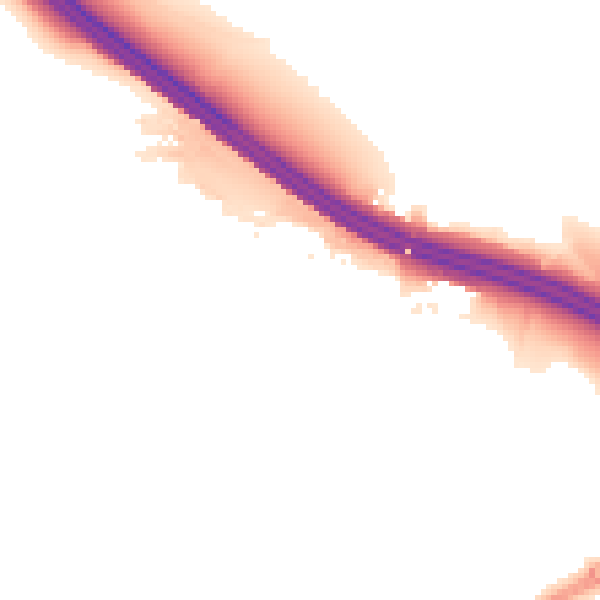 Night-time road noise heatmap for ME14 2DL