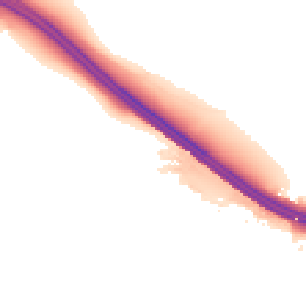 Night-time road noise heatmap for ME14 2EP