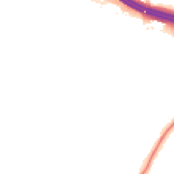 Night-time road noise heatmap for ME14 2ET