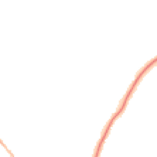 Night-time road noise heatmap for ME14 2EZ