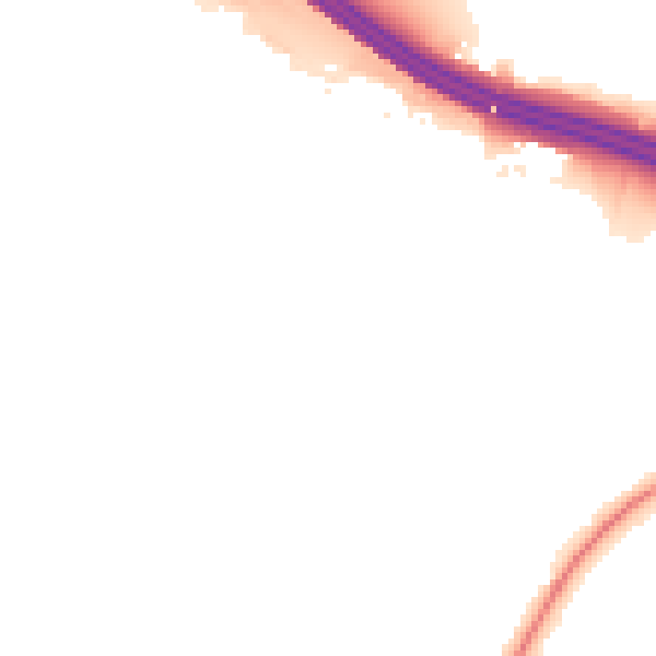 Night-time road noise heatmap for ME14 2HA