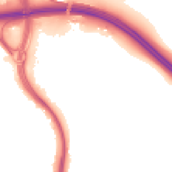 Night-time road noise heatmap for ME14 2NL