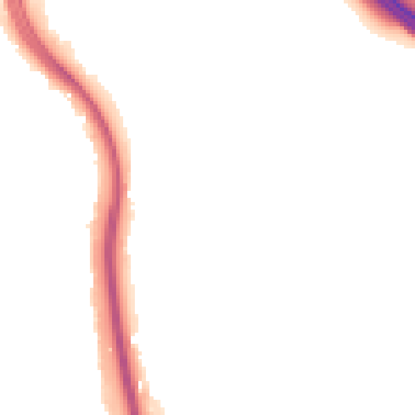 Night-time road noise heatmap for ME14 2NP
