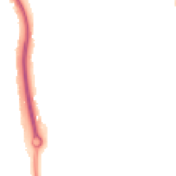 Night-time road noise heatmap for ME14 2NR