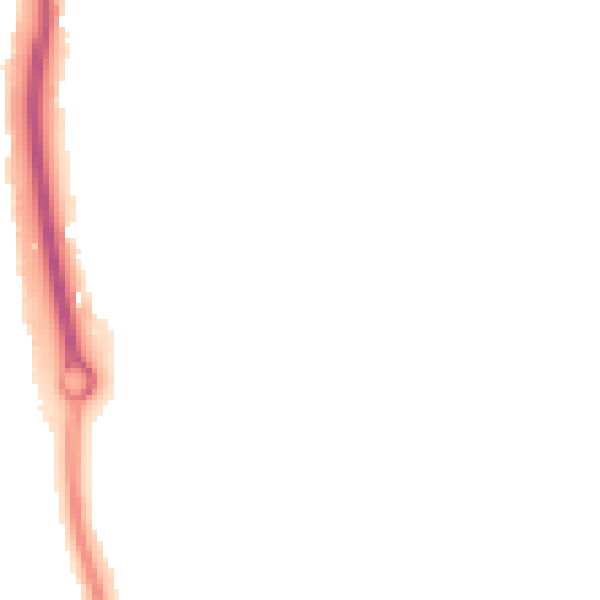 Night-time road noise heatmap for ME14 2PF