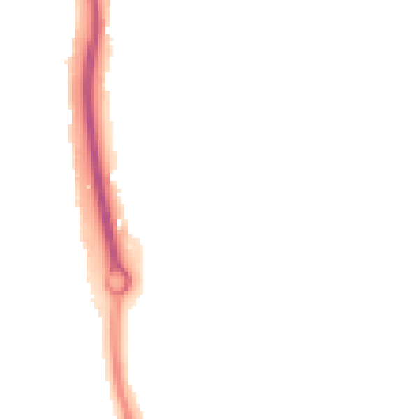 Night-time road noise heatmap for ME14 2PP