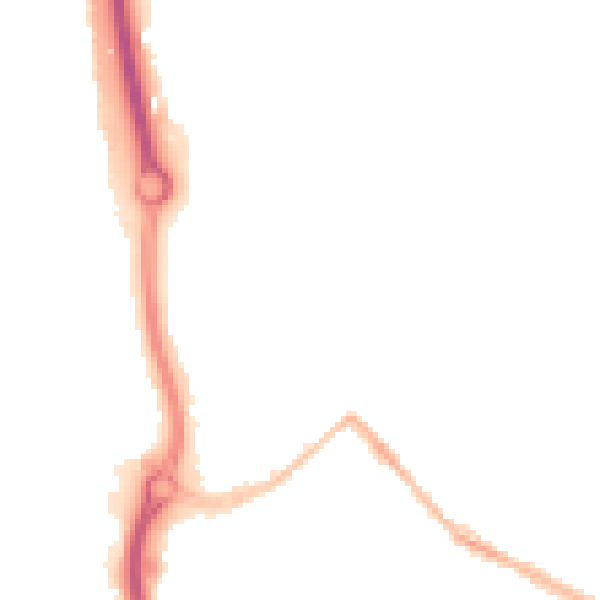 Night-time road noise heatmap for ME14 2RS