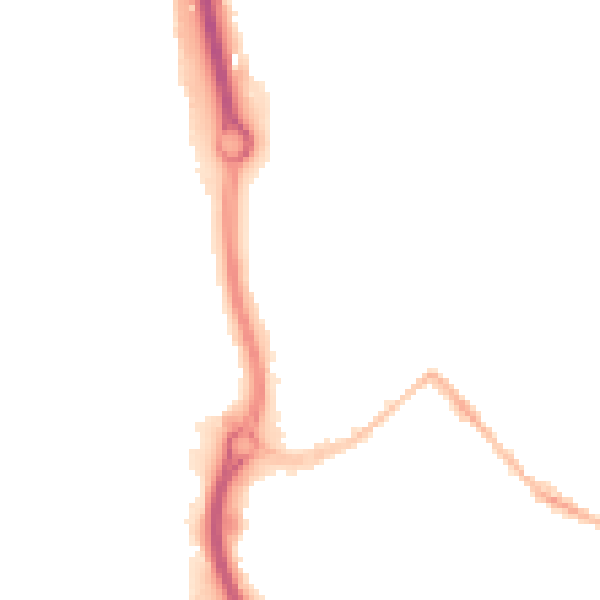Night-time road noise heatmap for ME14 2RW