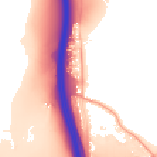 Daytime road noise heatmap for ME14 3BE