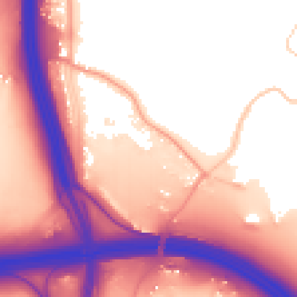 Daytime road noise heatmap for ME14 3BP