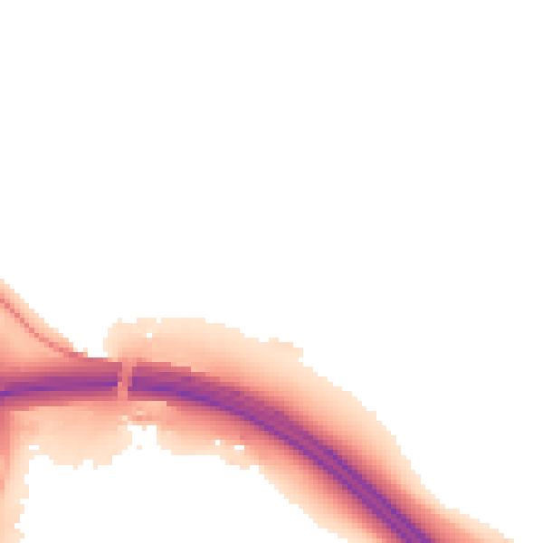 Night-time road noise heatmap for ME14 3BT