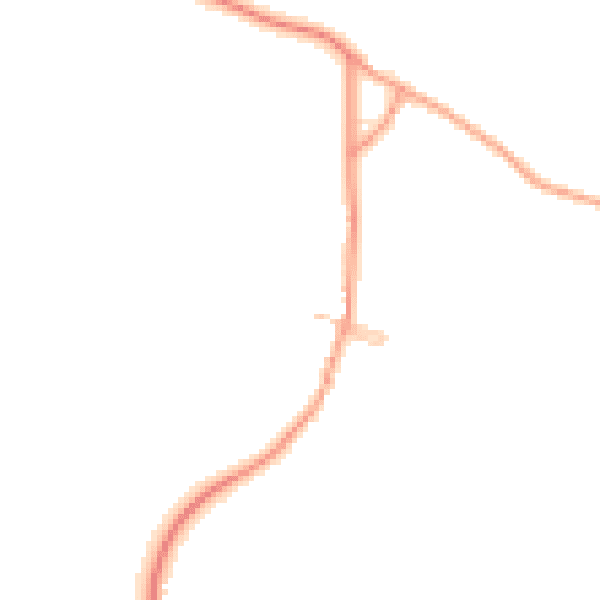 Daytime road noise heatmap for ME14 3DU
