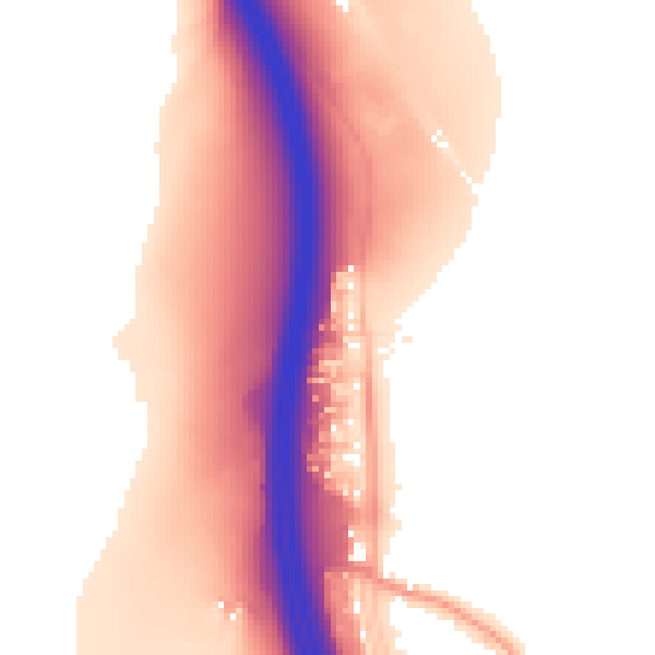 Daytime road noise heatmap for ME14 3DW