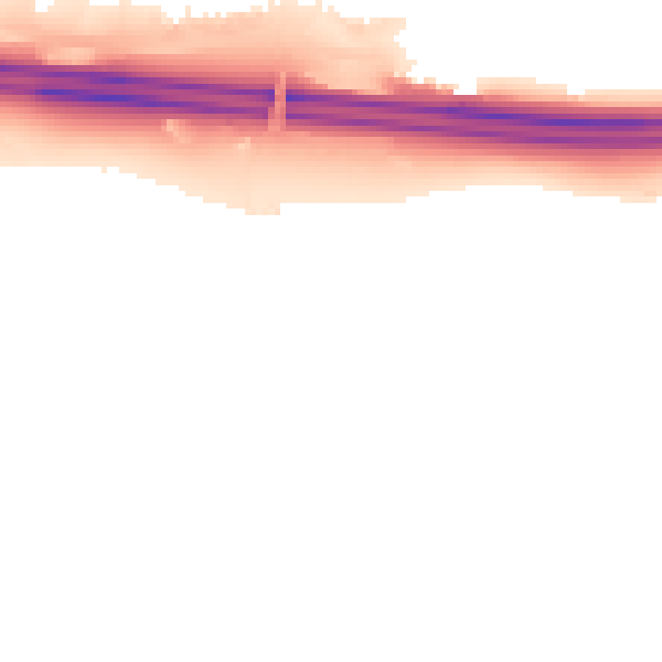 Night-time road noise heatmap for ME14 3EE
