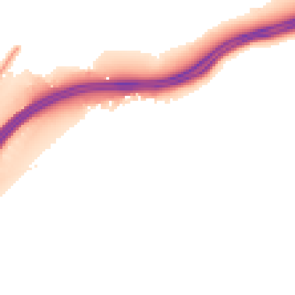 Night-time road noise heatmap for ME14 3LA