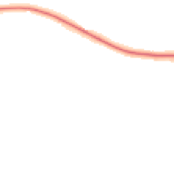 Night-time road noise heatmap for ME14 4NJ