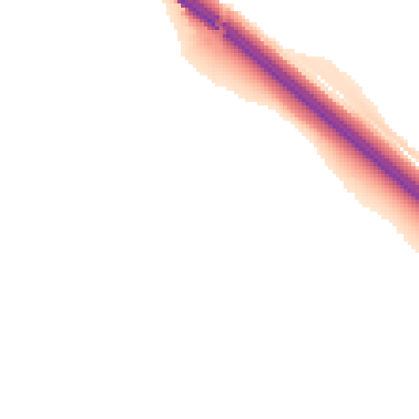 Night-time road noise heatmap for ME14 4PL
