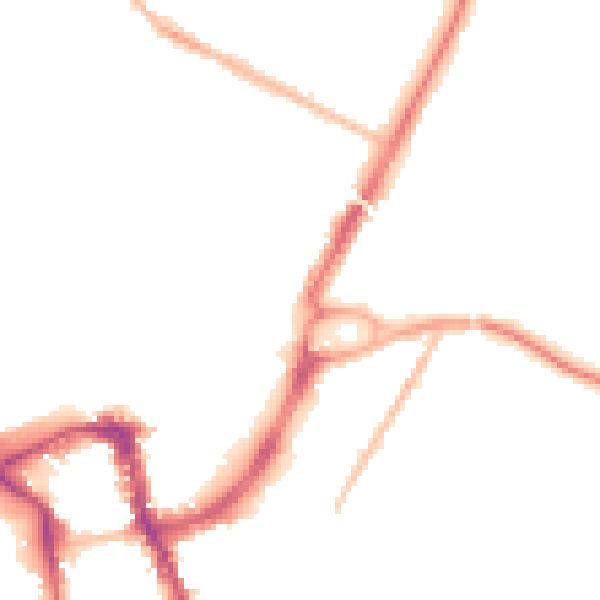 Night-time road noise heatmap for ME14 5DY