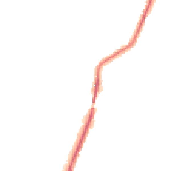 Night-time road noise heatmap for ME15 0BH