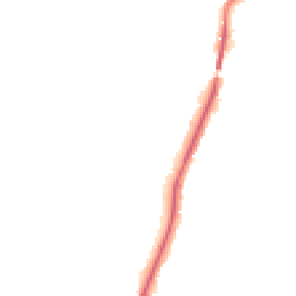 Night-time road noise heatmap for ME15 0BS