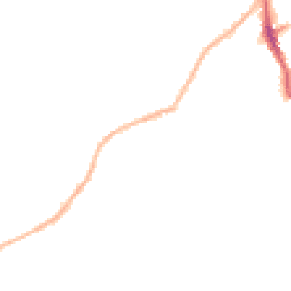 Night-time road noise heatmap for ME15 6FG