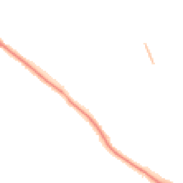 Night-time road noise heatmap for ME15 7EU