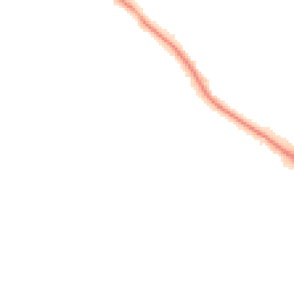 Night-time road noise heatmap for ME15 9FW