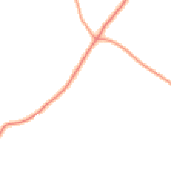 Daytime road noise heatmap for ME17 1QJ