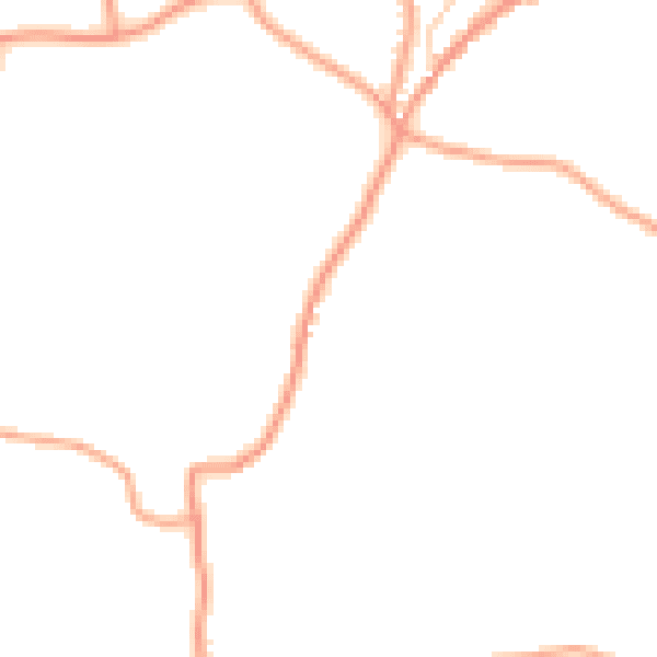 Daytime road noise heatmap for ME17 2NJ
