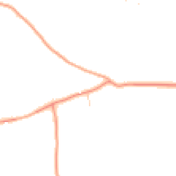Daytime road noise heatmap for ME17 3JB