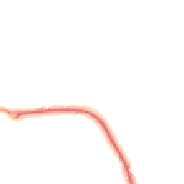 Night-time road noise heatmap for ME17 3ND