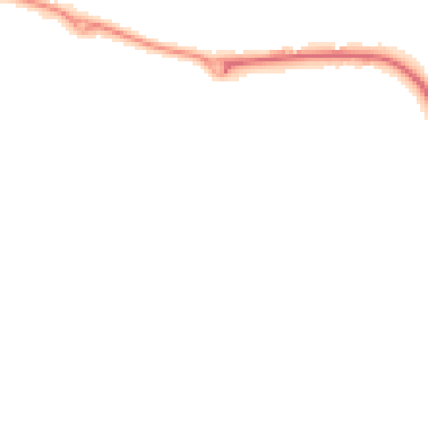Night-time road noise heatmap for ME17 3NQ