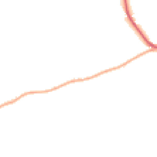 Night-time road noise heatmap for ME17 3RX