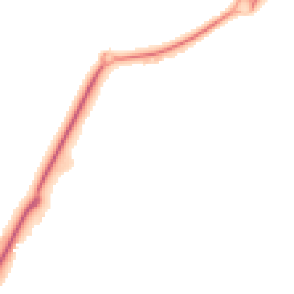 Night-time road noise heatmap for ME19 4AE