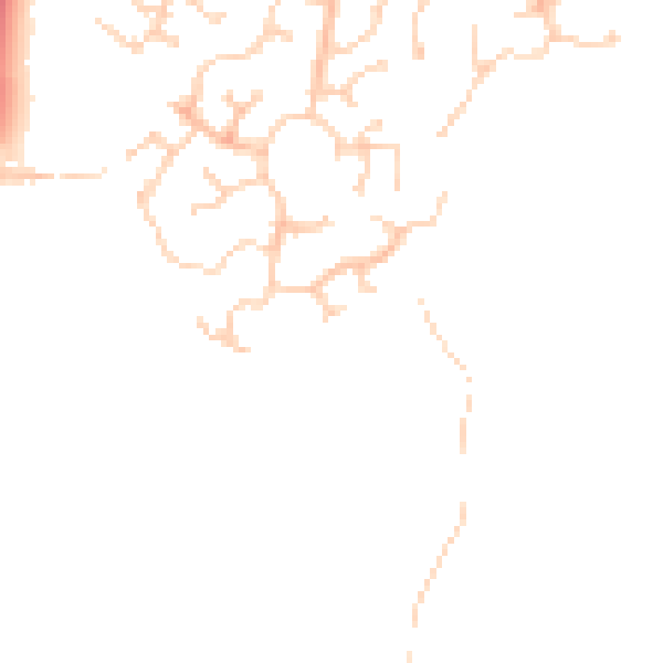 Daytime road noise heatmap for ME19 4EQ