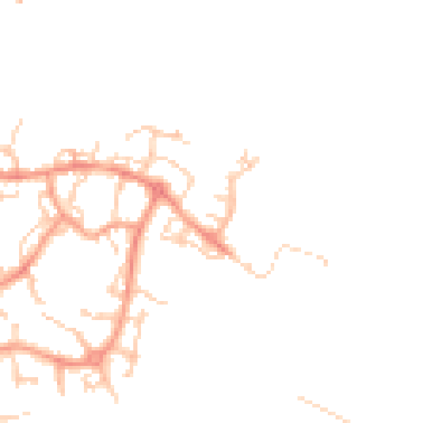 Daytime road noise heatmap for ME19 4FS