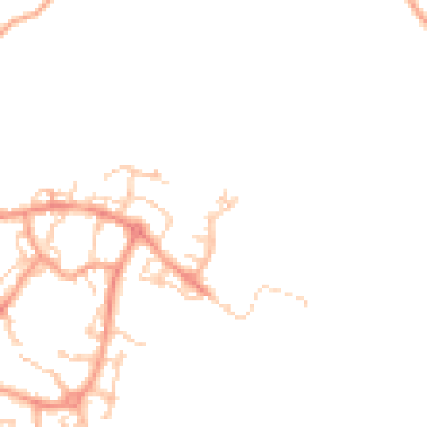 Daytime road noise heatmap for ME19 4FT