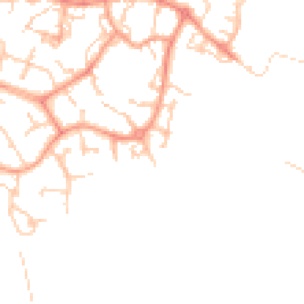 Daytime road noise heatmap for ME19 4GT