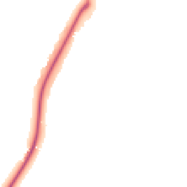 Night-time road noise heatmap for ME19 4RA