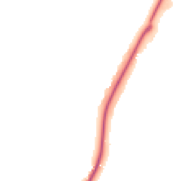 Night-time road noise heatmap for ME19 4TP