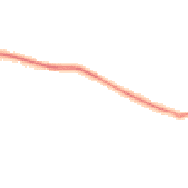 Night-time road noise heatmap for ME19 5AG
