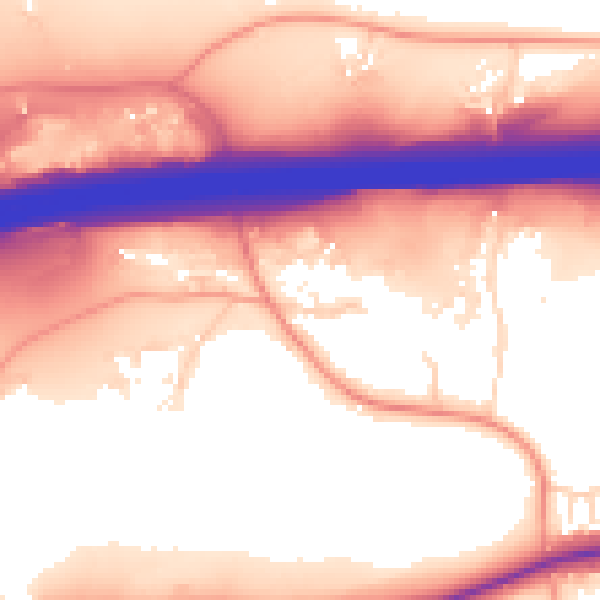 Daytime road noise heatmap for ME19 5BB