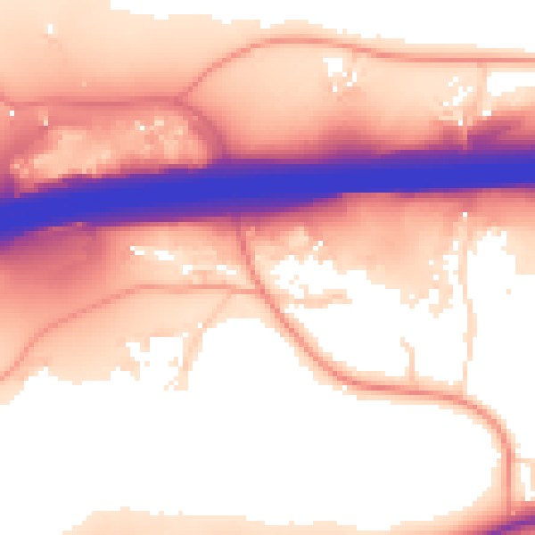 Daytime road noise heatmap for ME19 5BD