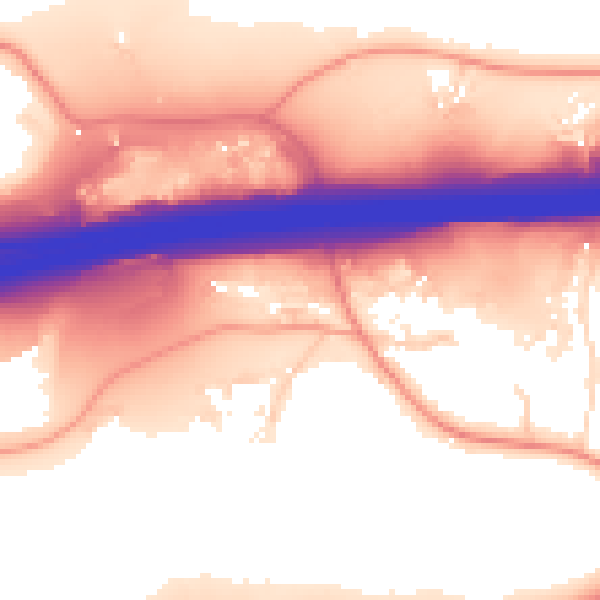 Daytime road noise heatmap for ME19 5BH