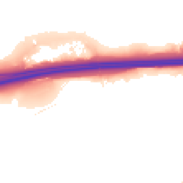 Night-time road noise heatmap for ME19 5BH