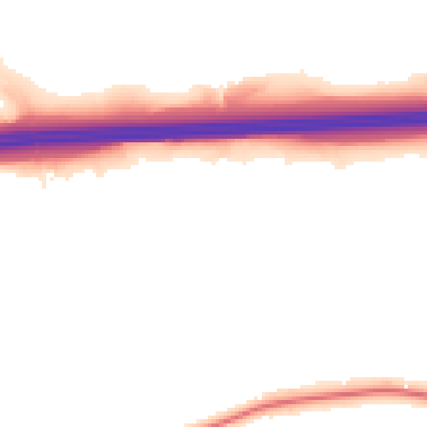 Night-time road noise heatmap for ME19 5DE