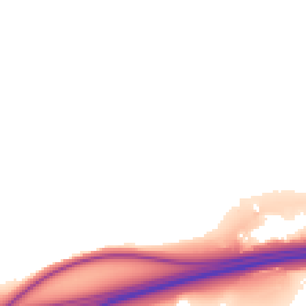 Night-time road noise heatmap for ME19 5DN