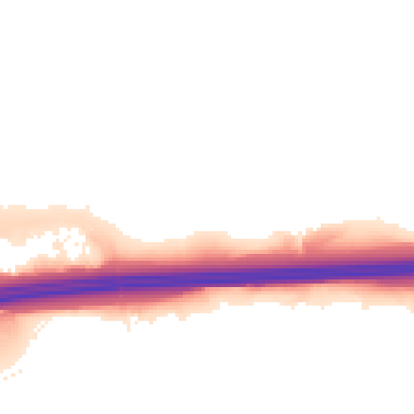 Night-time road noise heatmap for ME19 5DZ
