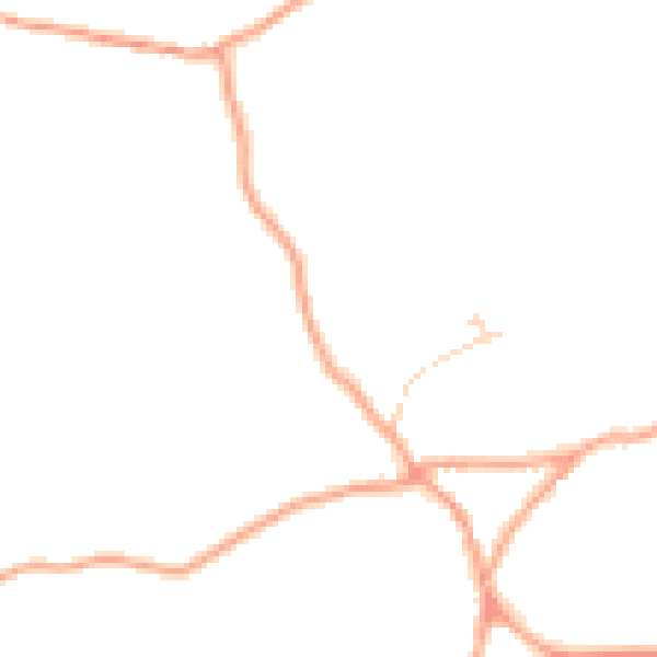Daytime road noise heatmap for ME19 5ES