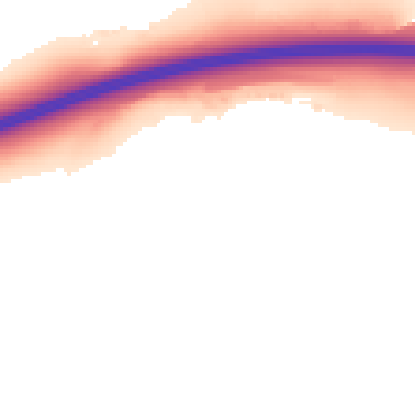 Night-time road noise heatmap for ME19 5FB